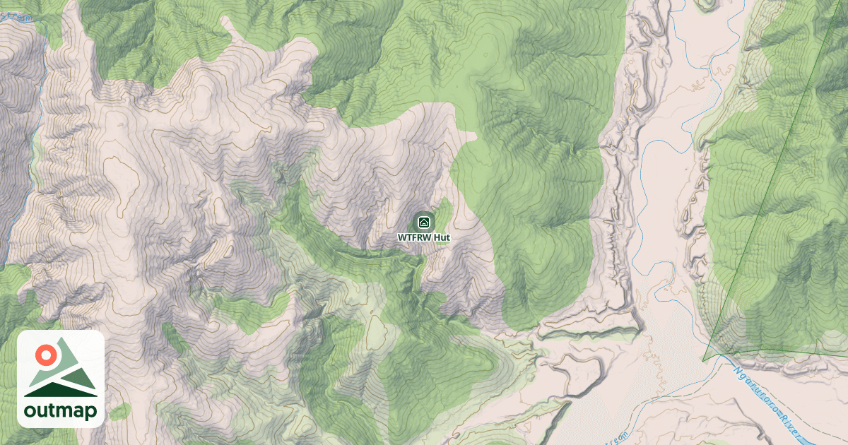 Map of WTFRW Hut