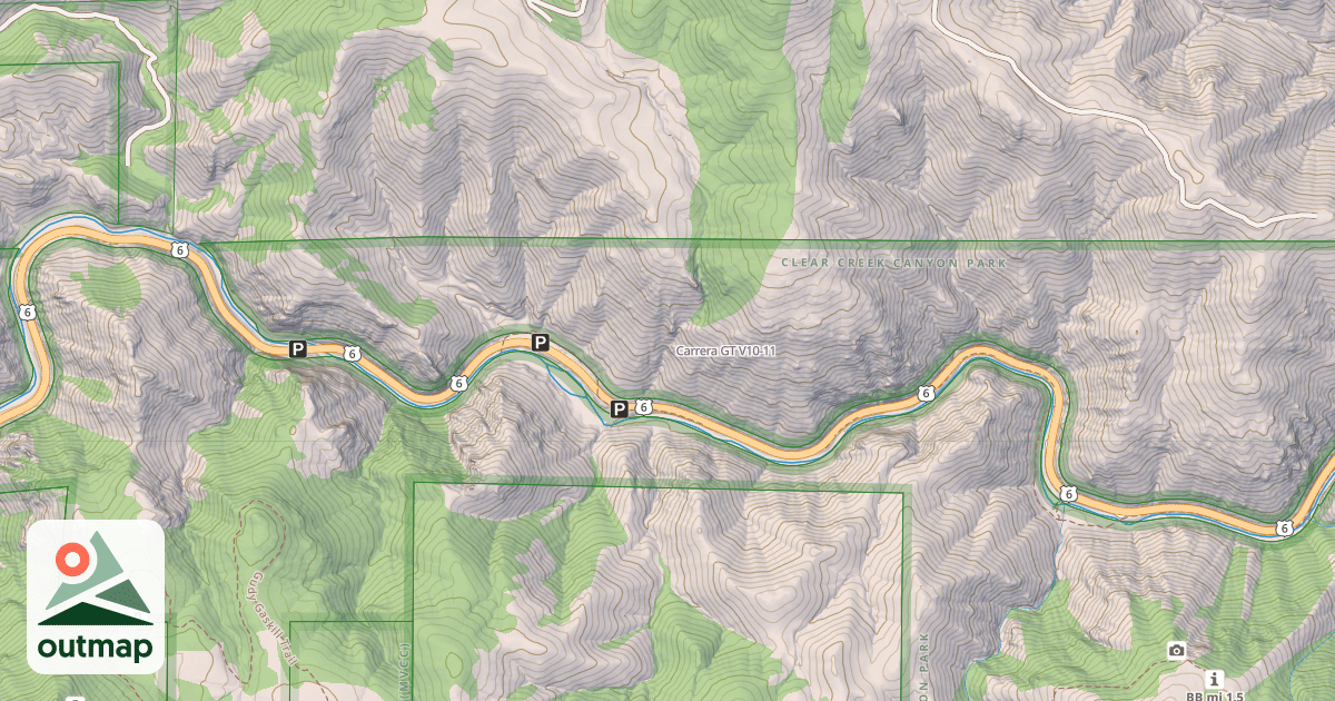 Map of Carrera GT