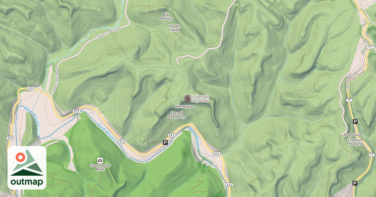 Map of Accidentally Kelly Street