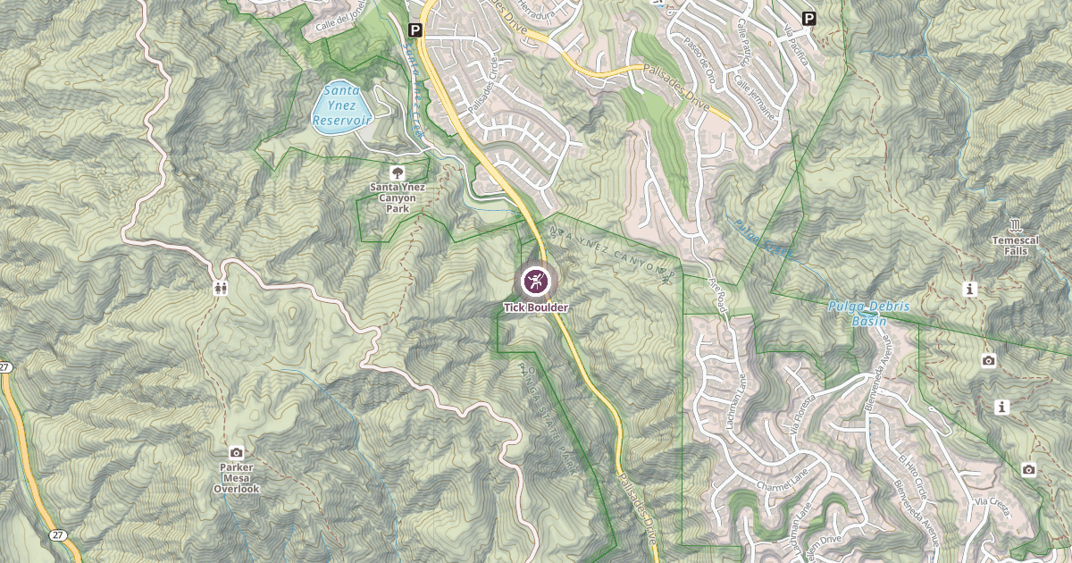 Map preview of Tick Boulder