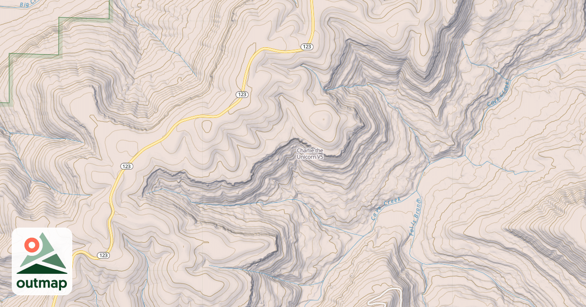 Map of Charlie the Unicorn