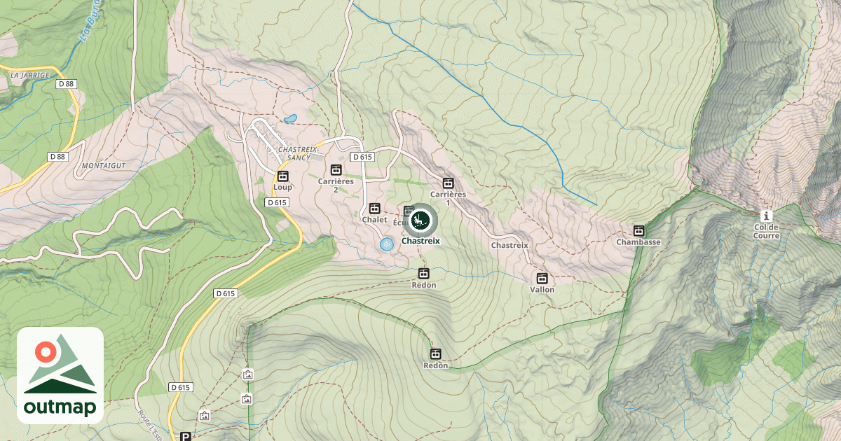 Map of Chastreix