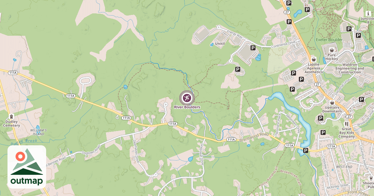 Map of River Boulders