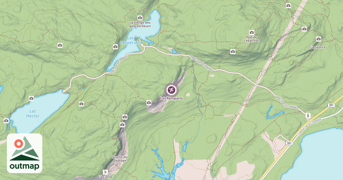 Map of Les Remparts