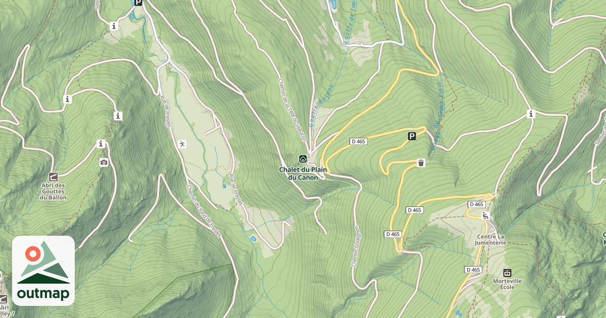Map of Chalet du Plain du Canon