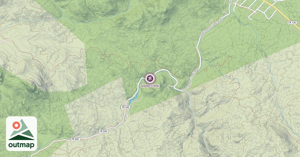 Map of Goose Creek