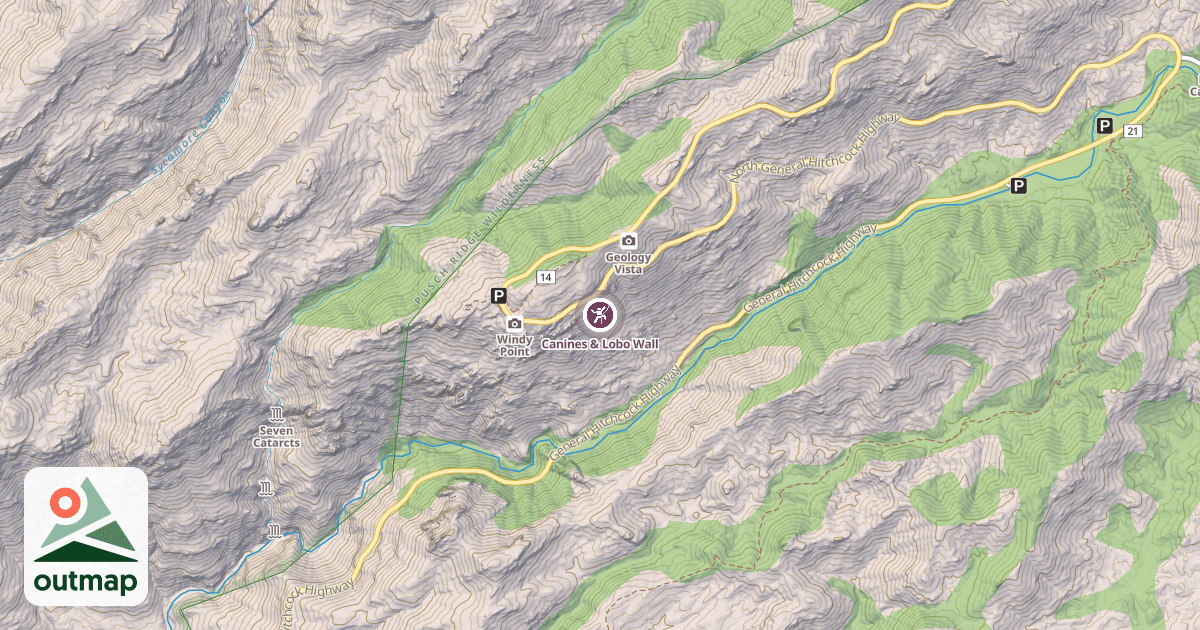 Map of Canines & Lobo Wall
