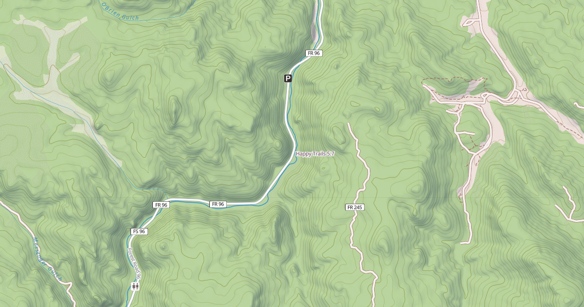 Map preview of Happy Trails