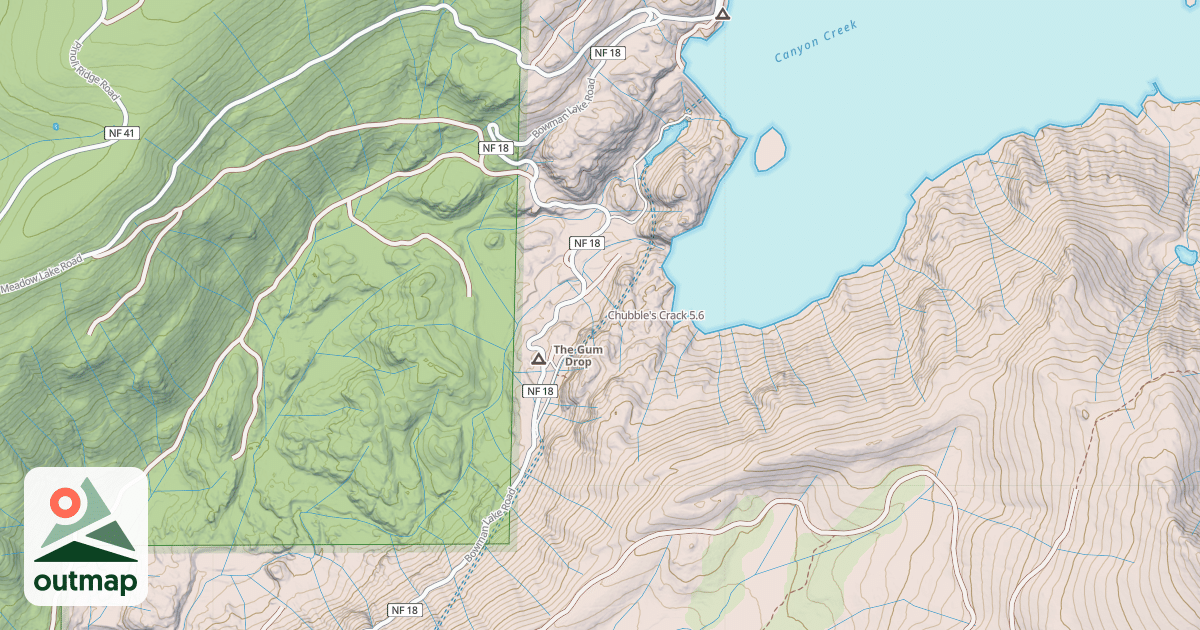 Map of Chubble's Crack