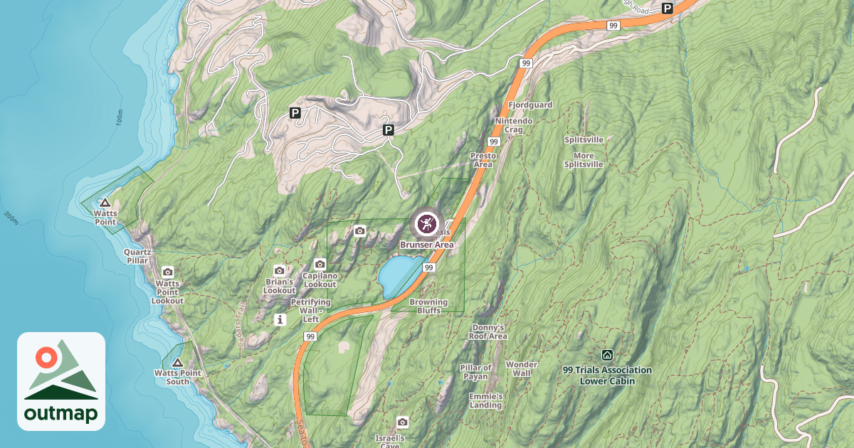 Map of Brunser Area