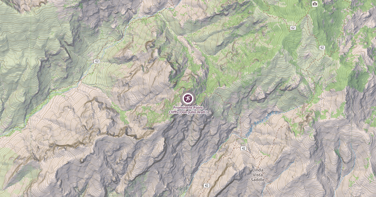 Map preview of Prominent Point Cliffs (Don Julio Wall )