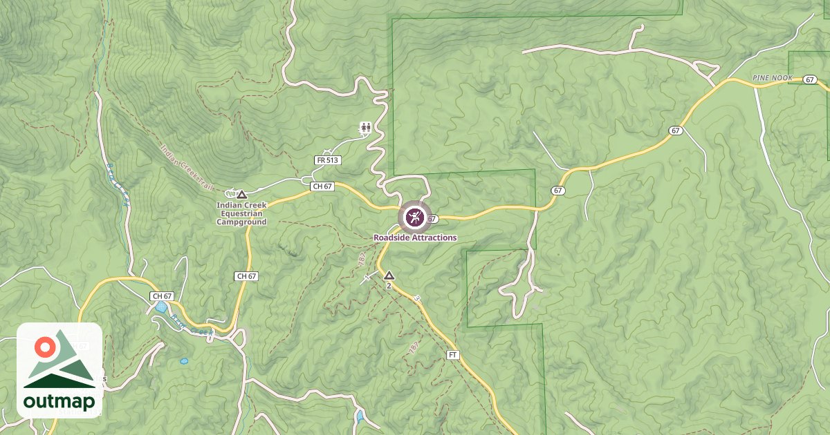 Map of Roadside Attractions