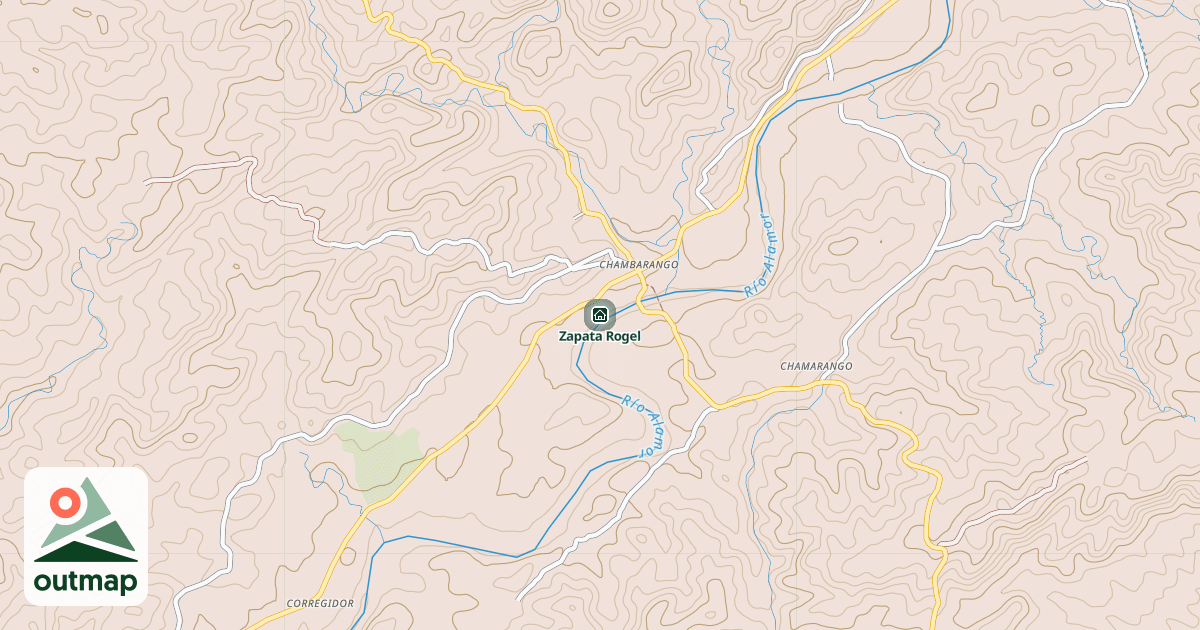 Map of Zapata Rogel in Loja