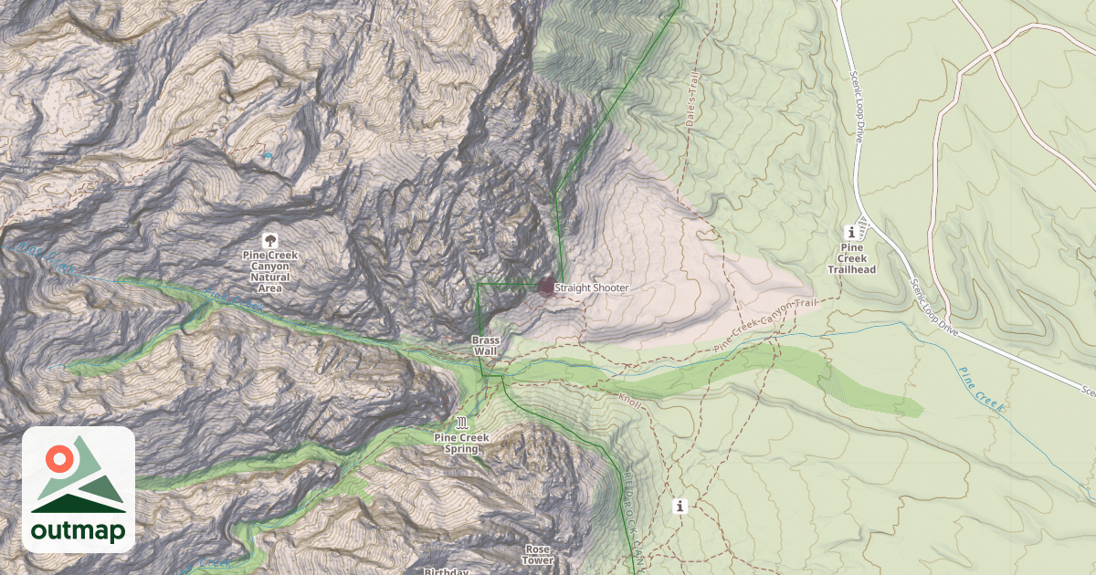 Map of Straight Shooter