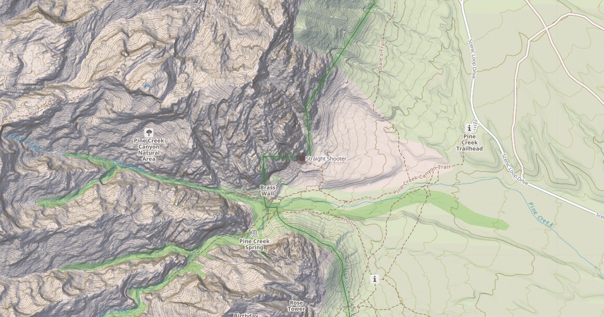 Map preview of Straight Shooter
