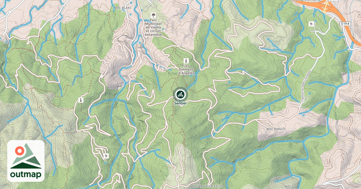 Map of Sentier