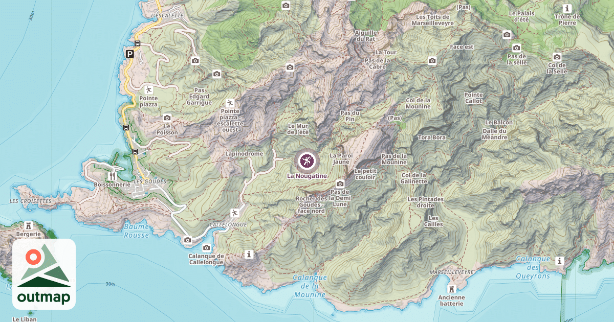 Map of La Nougatine