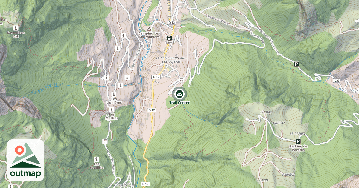 Map of Trail Center