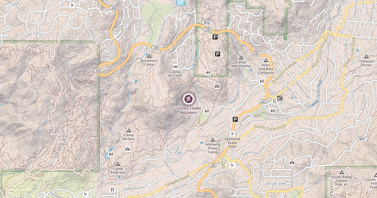 Map preview of County Classic Boulders