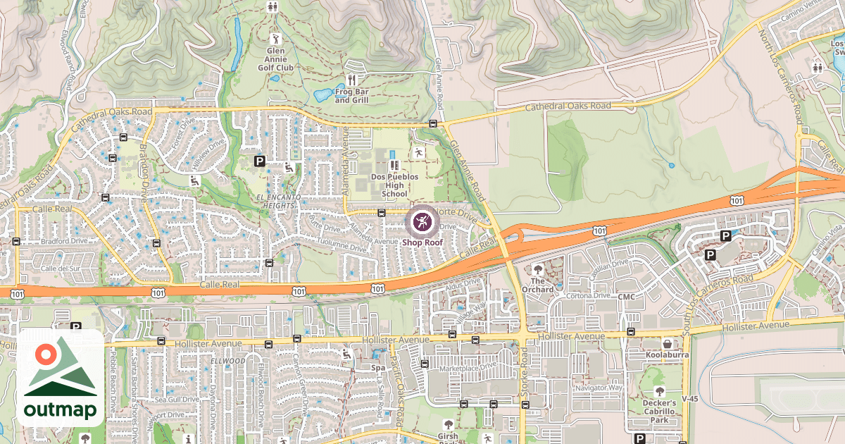 Map of Shop Roof