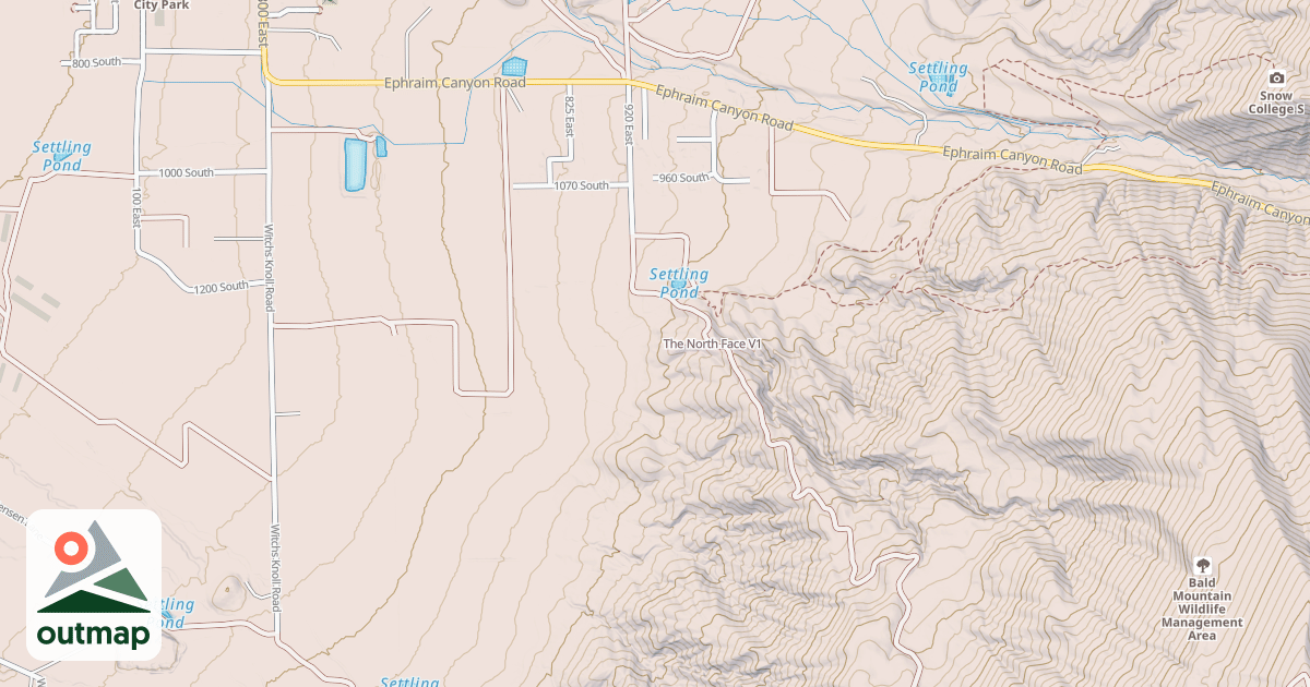 Map of The North Face