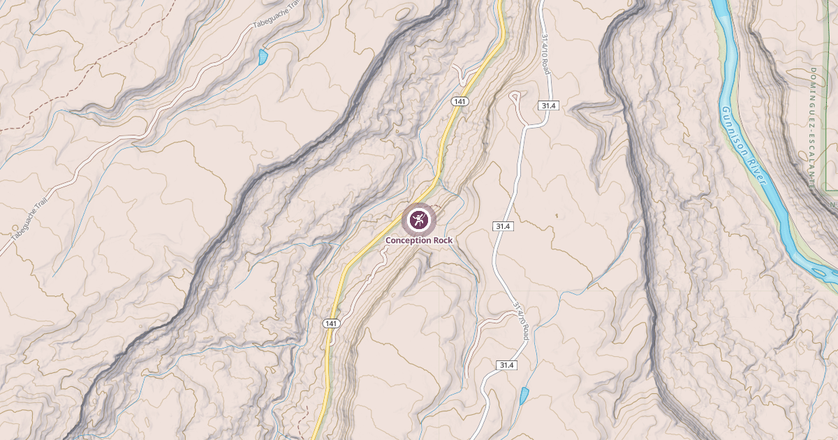 Map preview of Conception Rock