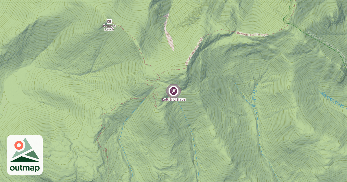Map of Left End Slabs