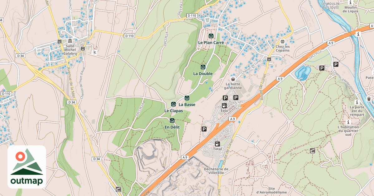 Map of La Basse