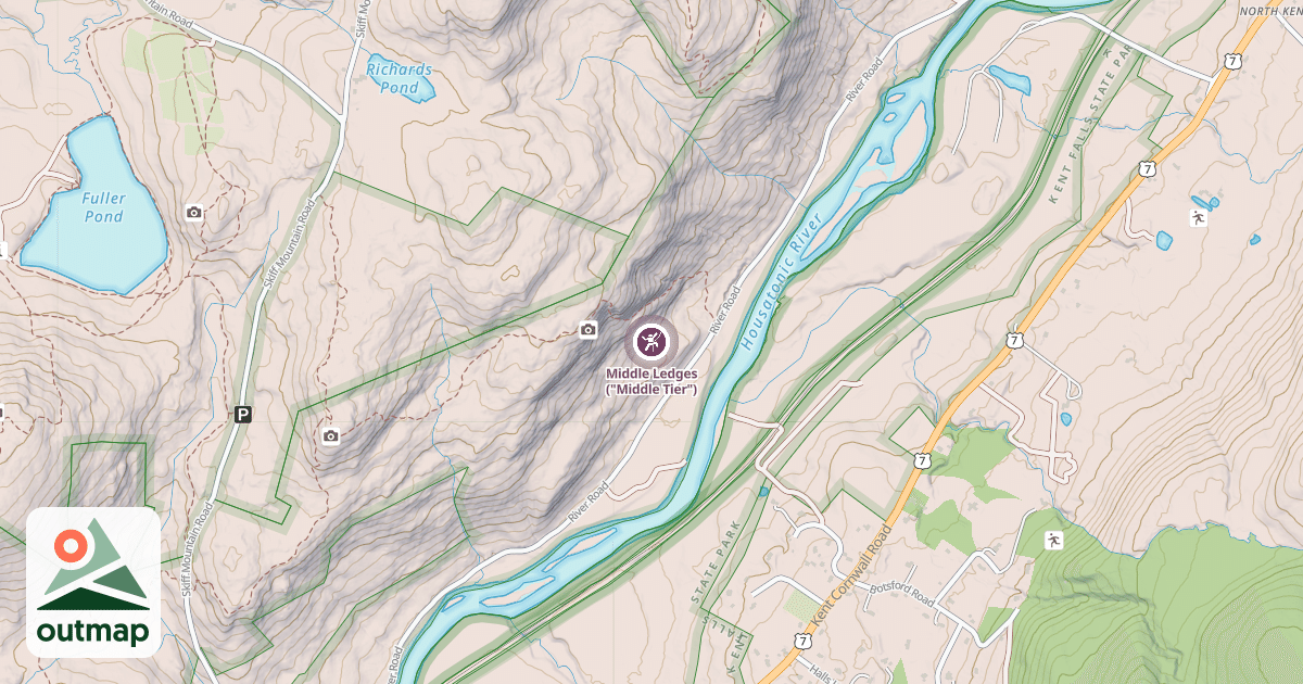 Map of Middle Ledges ("Middle Tier")