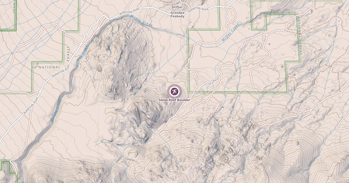 Map preview of Swiss Roof Boulder