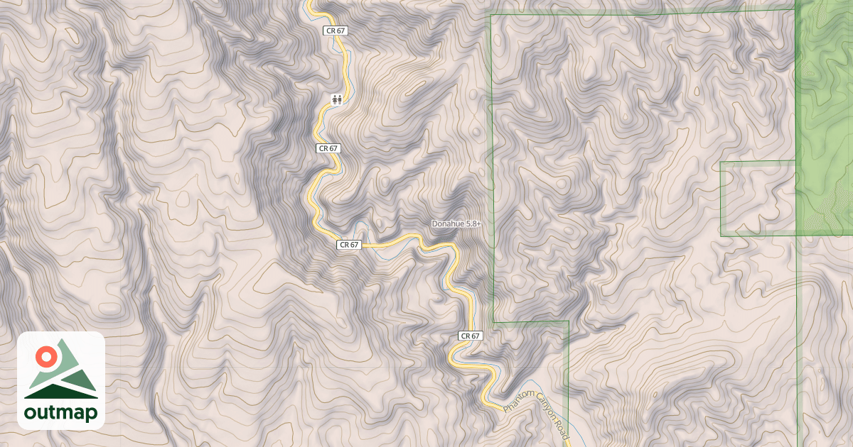 Map of Donahue