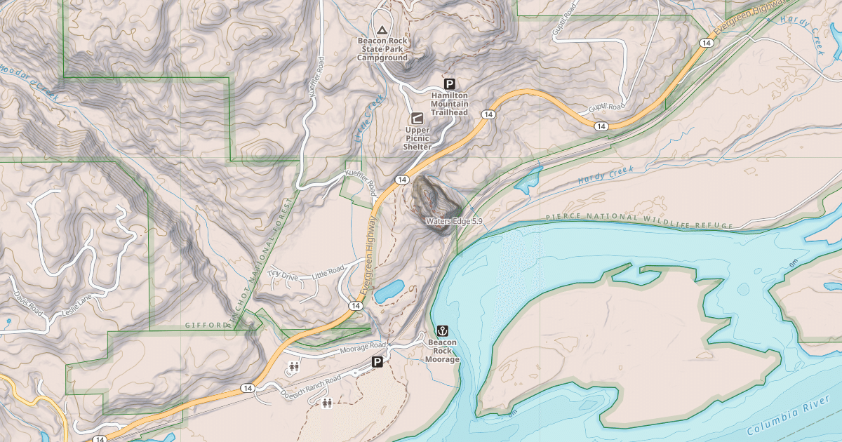 Map preview of Waters Edge