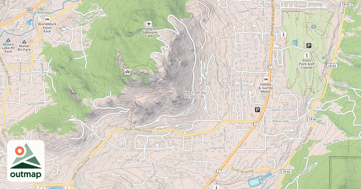 Map of Brace Y'self aka Pin Job