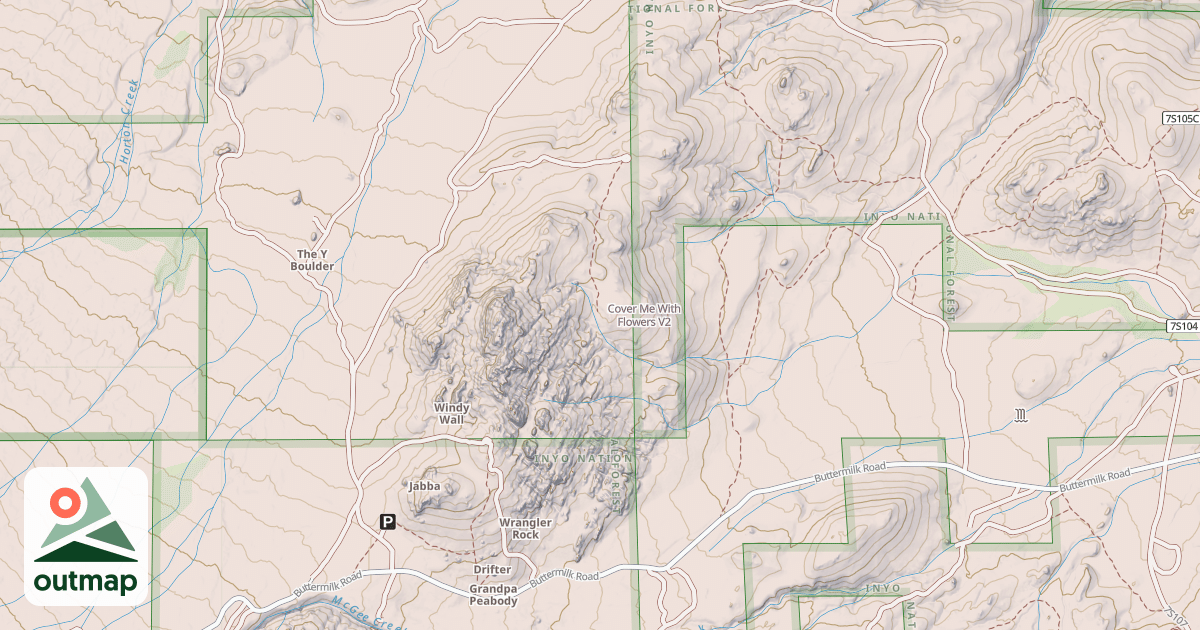 Map of Cover Me With Flowers