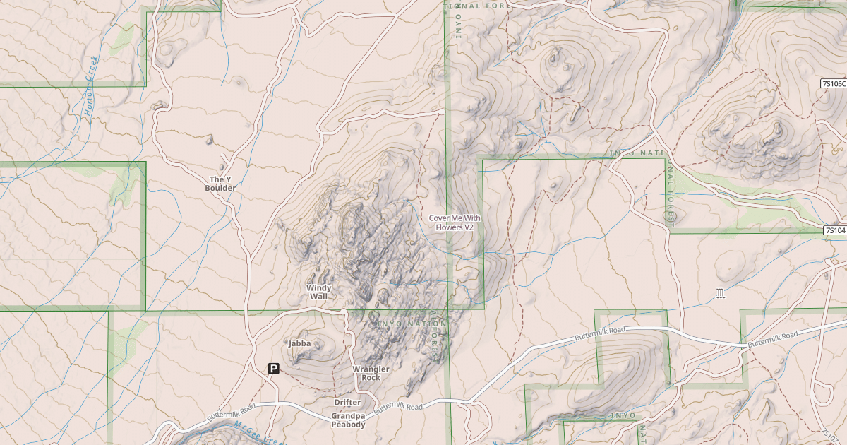 Map preview of Cover Me With Flowers
