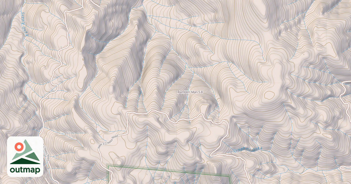Map of Ramblin' Man