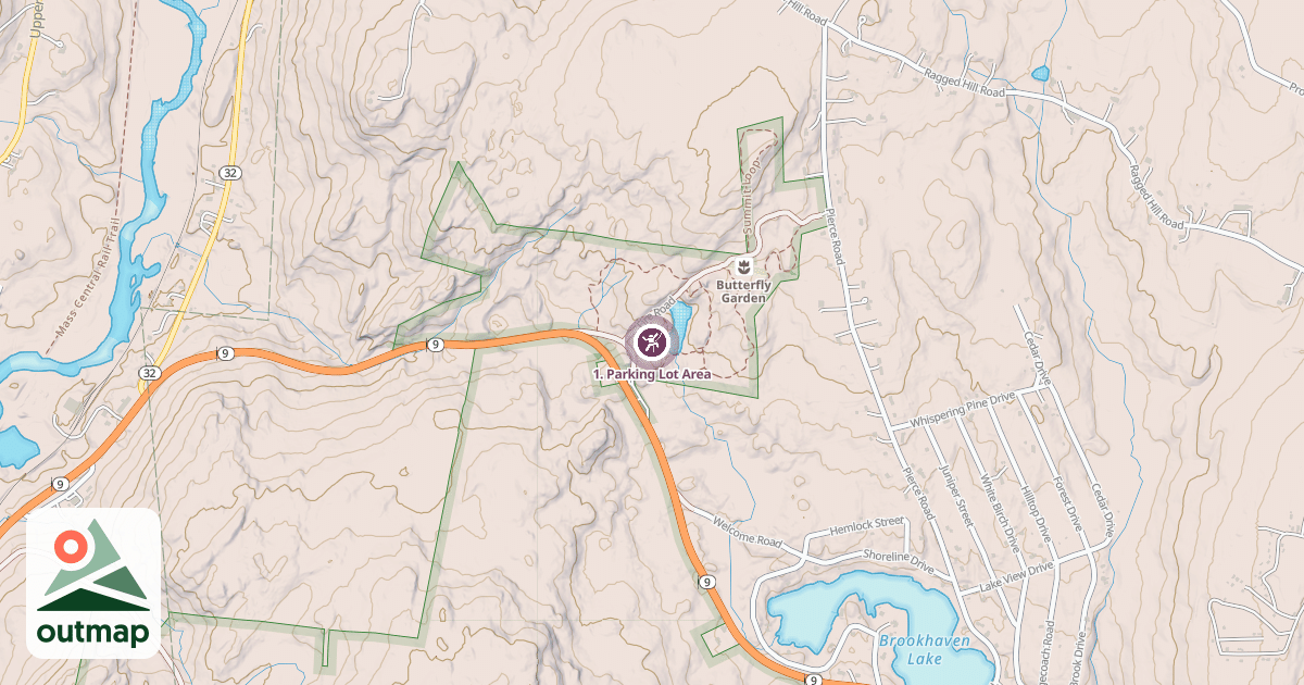 Map of 1. Parking Lot Area