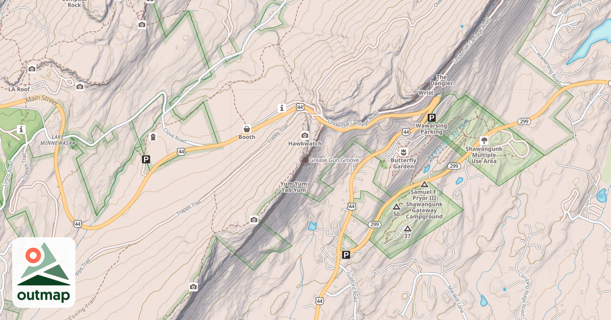 Map of Grease Gun Groove