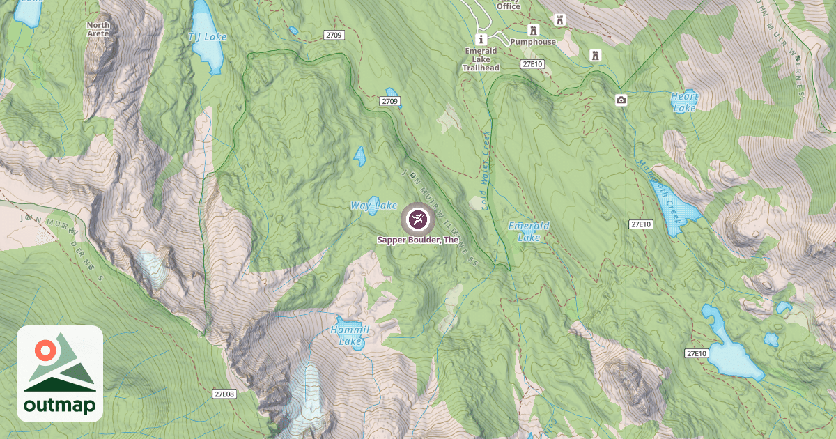 Map of Sapper Boulder, The