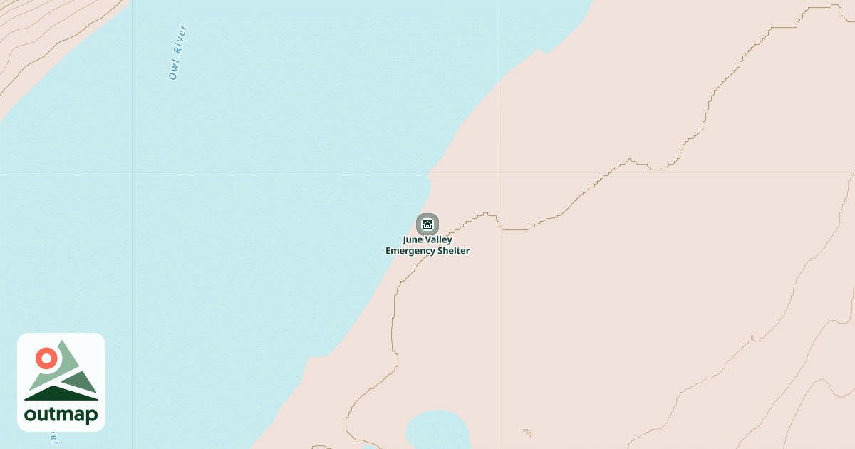 Map of June Valley Emergency Shelter