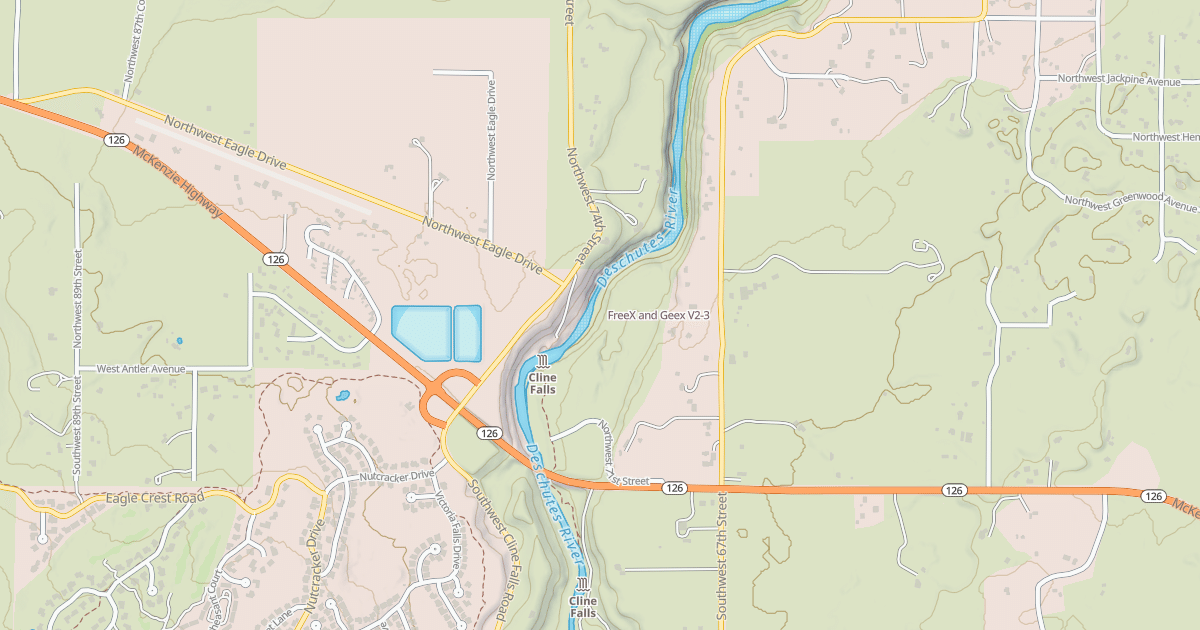 Map preview of FreeX and Geex