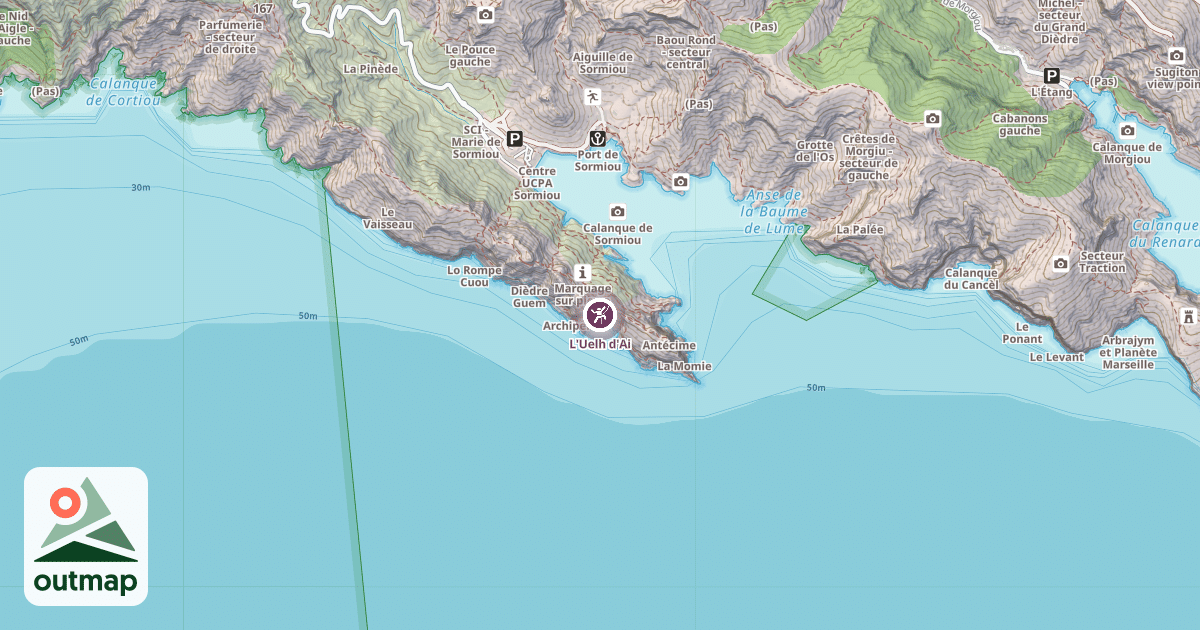 Map of L'Uelh d'Ai