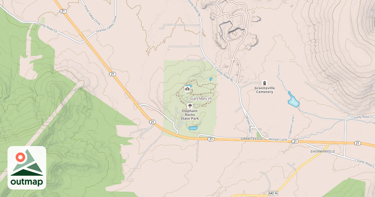 Map of Scary Mary