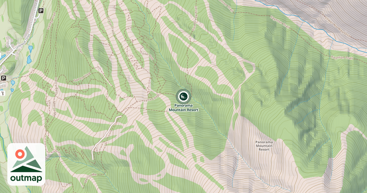 Map of Panorama Mountain Resort