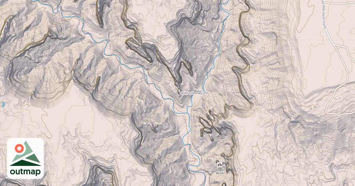 Map of North Chimney