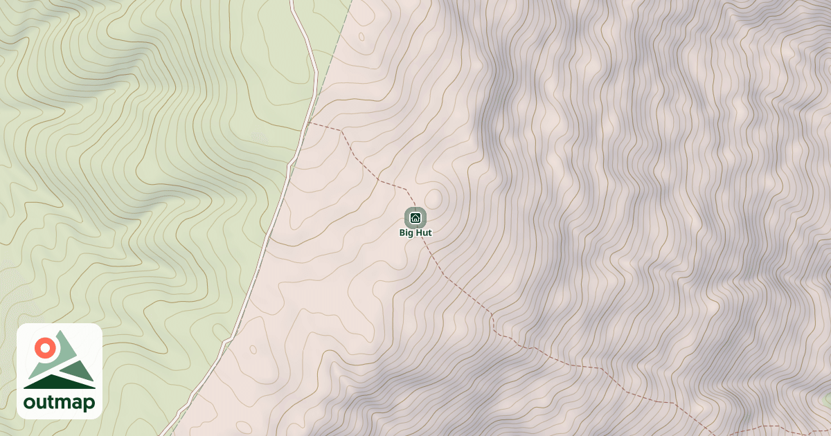 Map of Big Hut