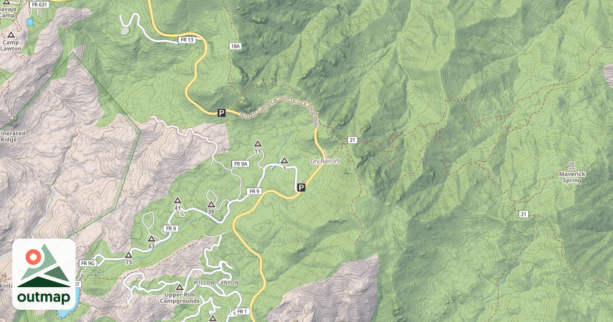 Map of Dry Rain