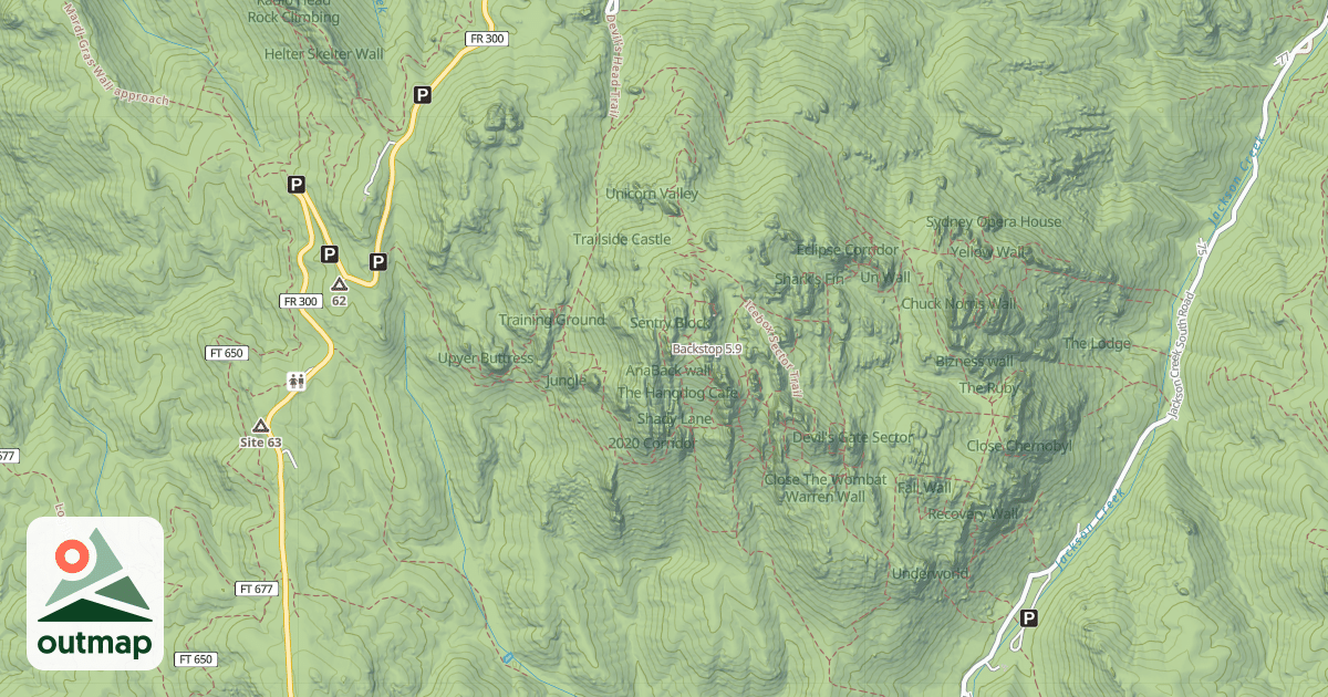 Map of Backstop