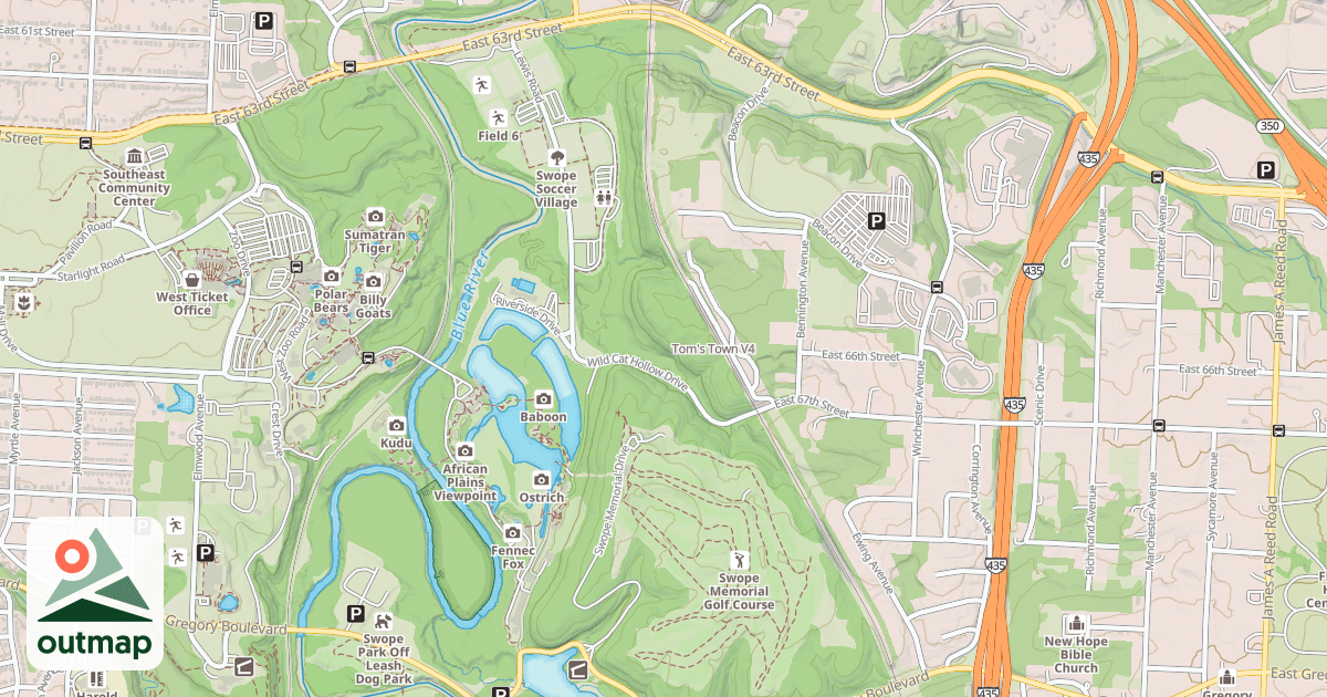 Map of Tom's Town