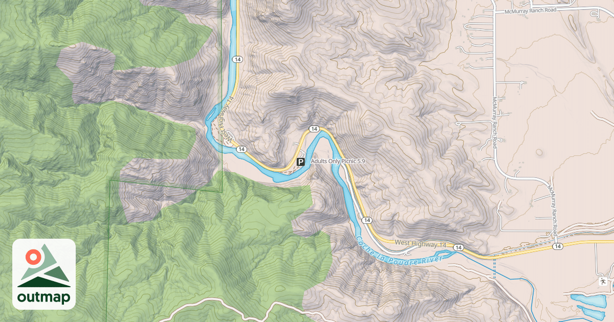 Map of Adults Only Picnic